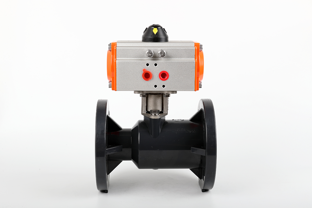 琅琊气动法兰一体球阀